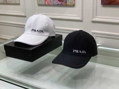 PD LOGO LETTER BASEBALL CAP BLACK