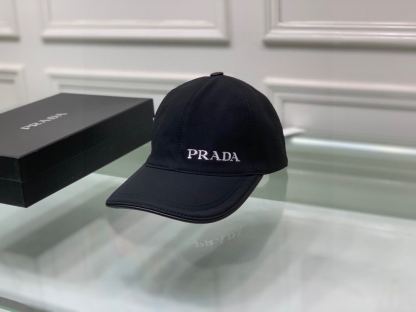 PD LOGO LETTER BASEBALL CAP BLACK