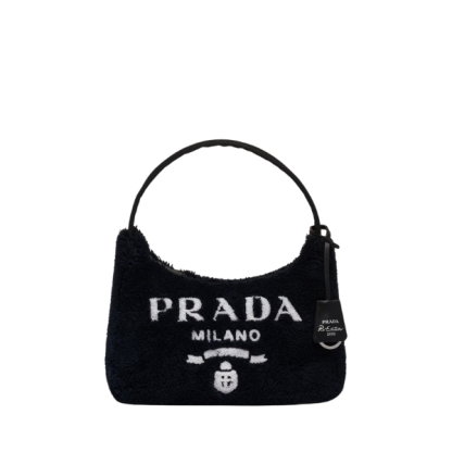 PR RE-EDITION 2000 TERRY MINI BAG BLACK 22CM 1NE515 2DXO F0967