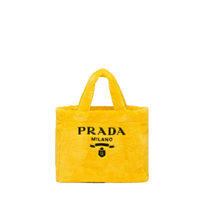 PR TERRY TOTE BAG YELLOW 41CM 1BG130 2DXO F0C5K V MWO
