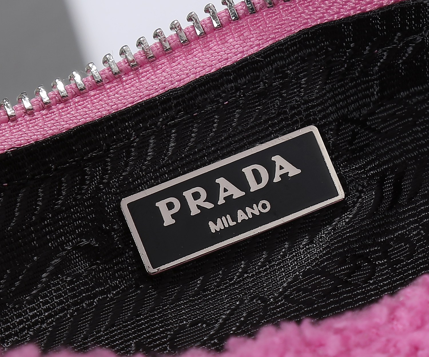 PR RE-EDITION 2000 TERRY MINI BAG PINK 22CM 1NE515 2DXO F046J