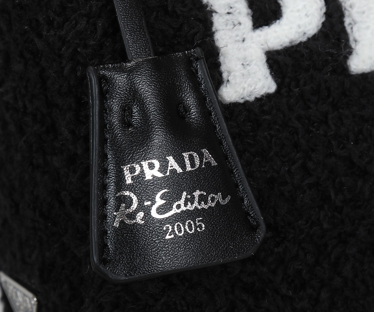 PR RE-EDITION 2000 TERRY MINI BAG BLACK 22CM 1NE515 2DXO F0967