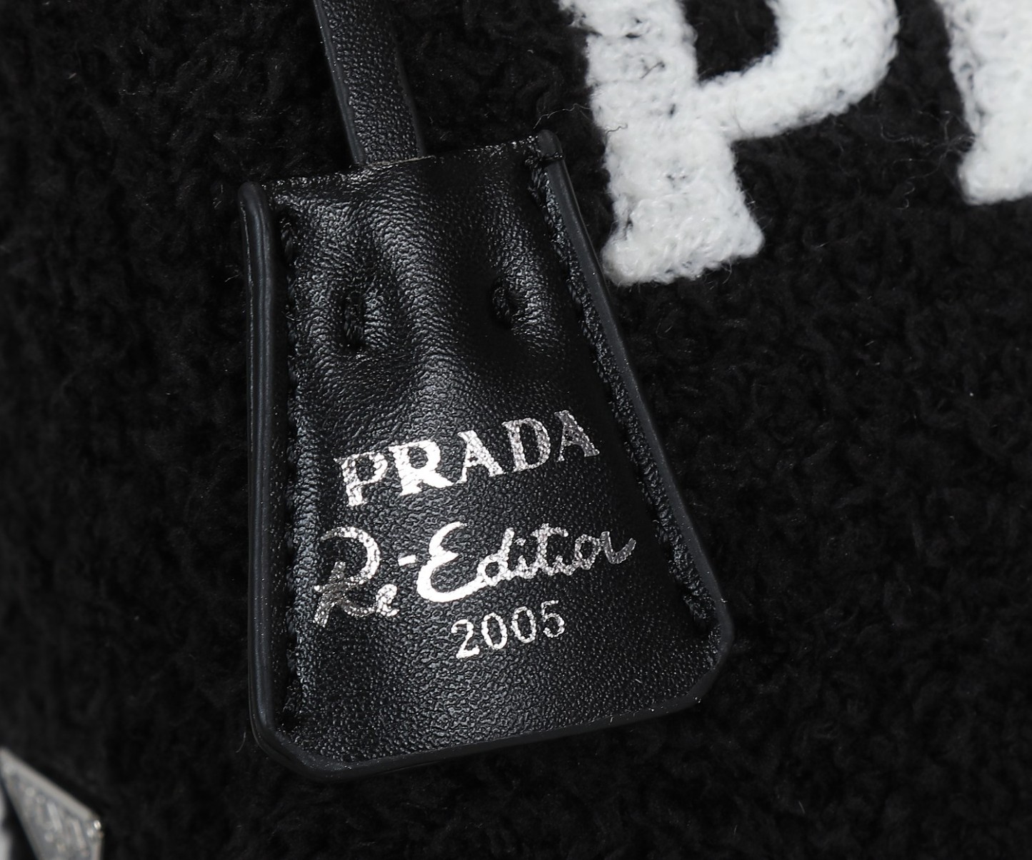 PR RE-EDITION 2000 TERRY MINI BAG BLACK 22CM 1NE515 2DXO F0967