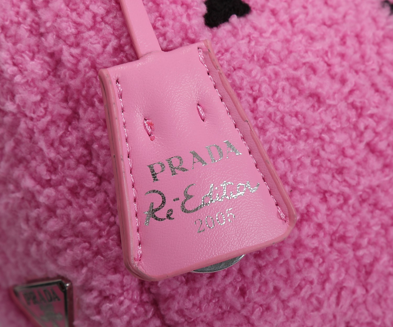 PR RE-EDITION 2000 TERRY MINI BAG PINK 22CM 1NE515 2DXO F046J