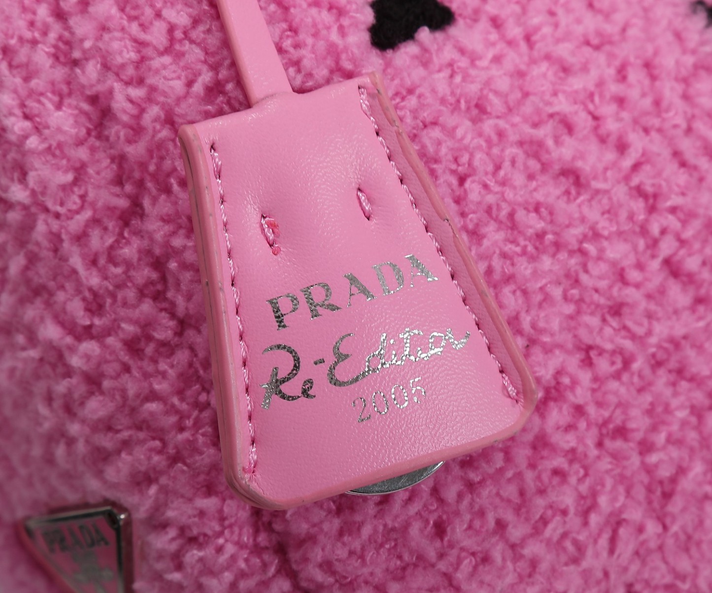PR RE-EDITION 2000 TERRY MINI BAG PINK 22CM 1NE515 2DXO F046J