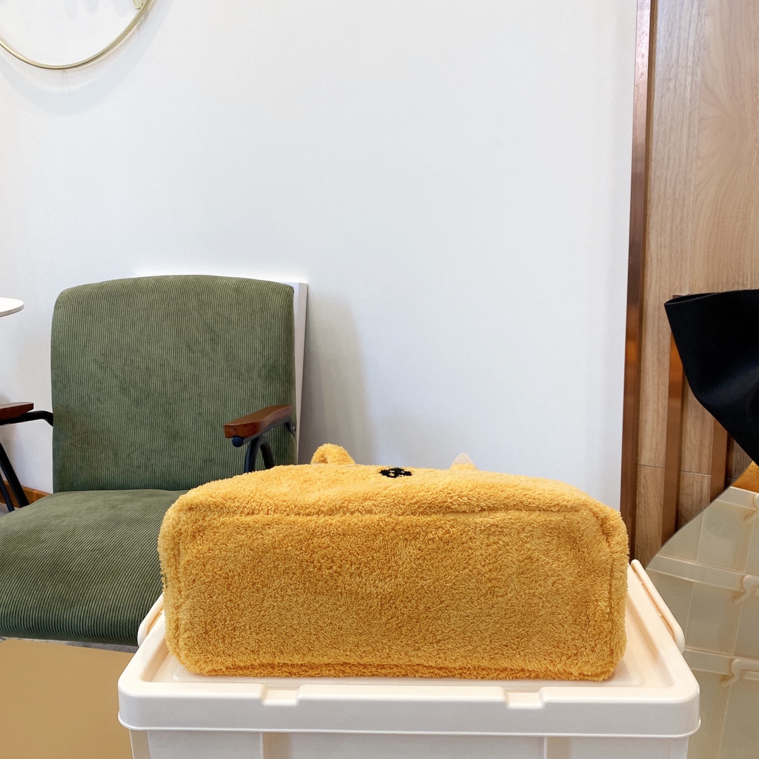 PR TERRY TOTE BAG YELLOW 41CM 1BG130 2DXO F0C5K V MWO