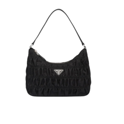 PR MINI BAG NYLON AND SAFFIANO LEATHER BLACK 21CM 1NE204 QR1 F0002