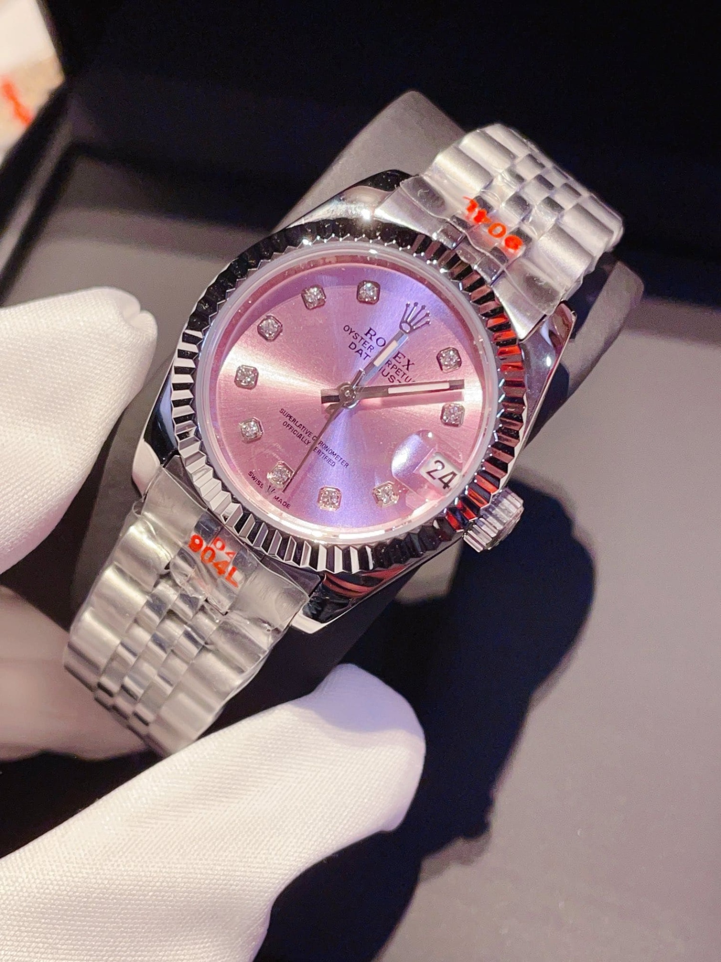 ROLEX DATEJUST PINK DAIL 31MM 278384RBR 0036