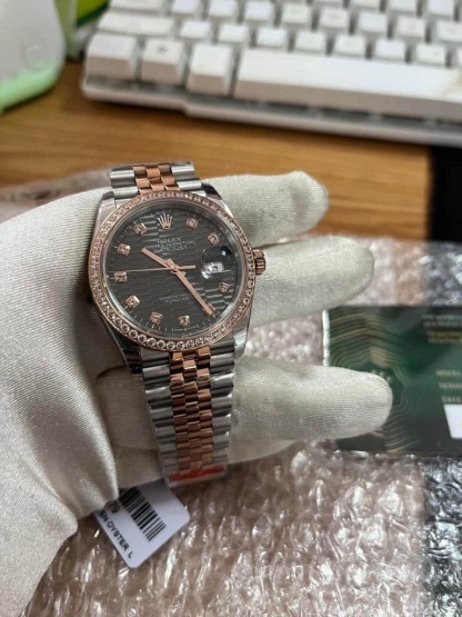 ROLEX DATEJUST DIAMOND DIAL 36MM 126281RBR SLFLMDJ