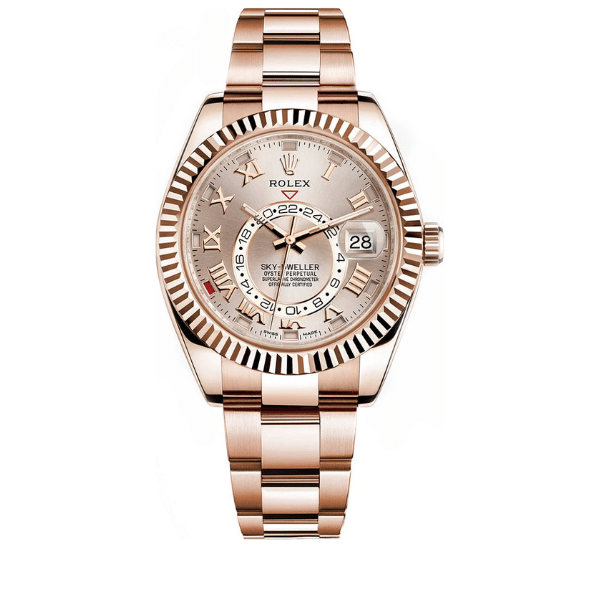 ROLEX OYSTER PERPETUAL WATCH 42MM EVEROSE GOLD 326935