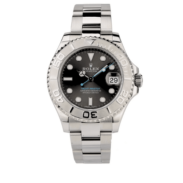 ROLEX YACHT MASTER 37MM BLACK DIAL 268622 0002