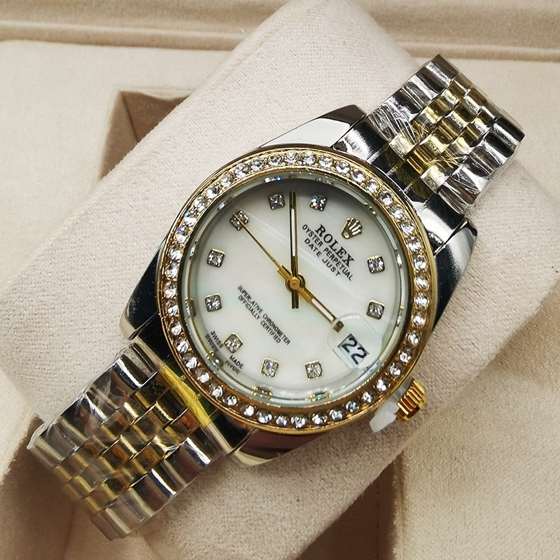 ROLEX LADY DATEJUST DEMI WHITE 31MM 278383RBR 0020