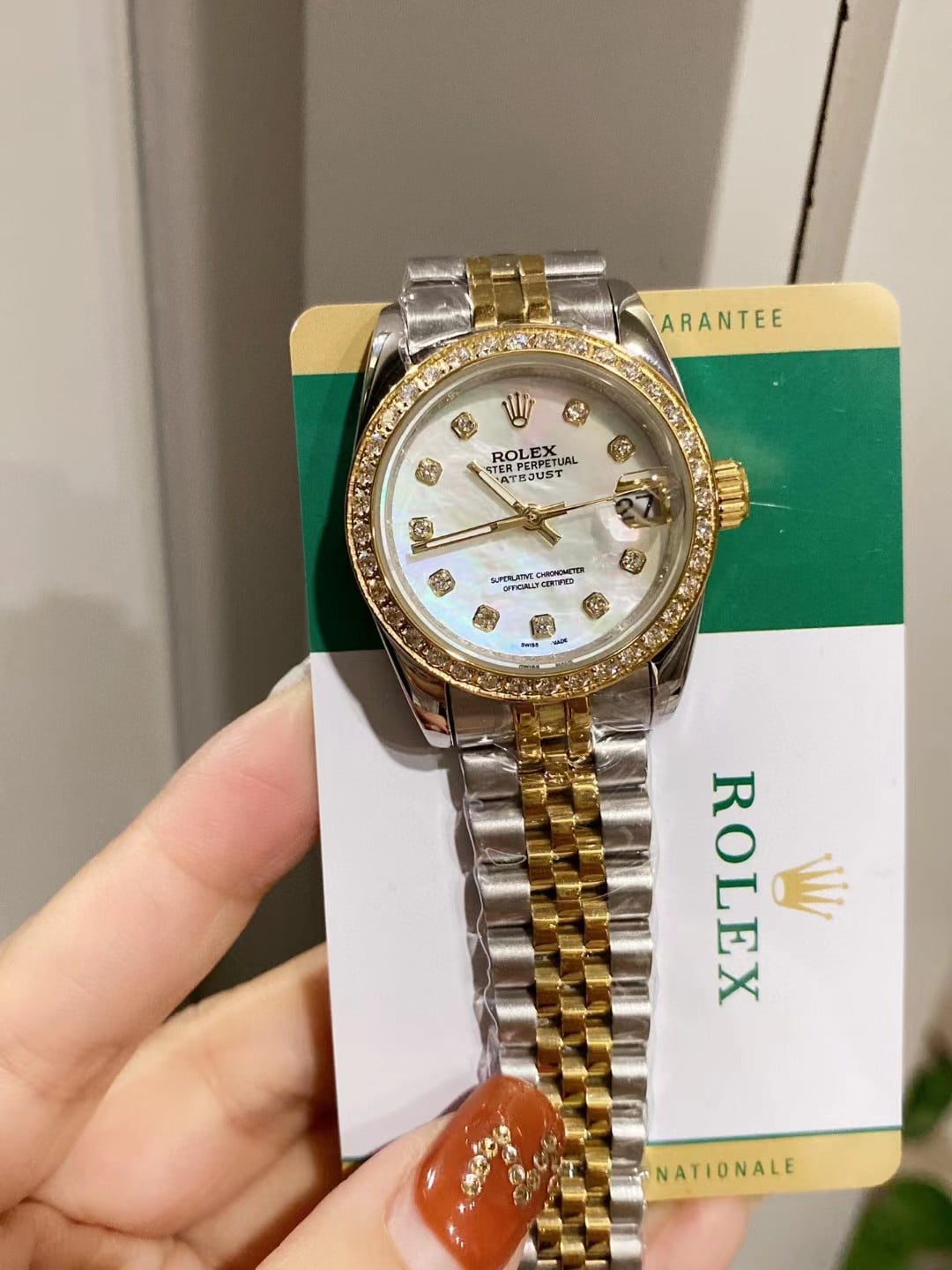 ROLEX LADY DATEJUST DEMI WHITE 31MM 278383RBR 0020