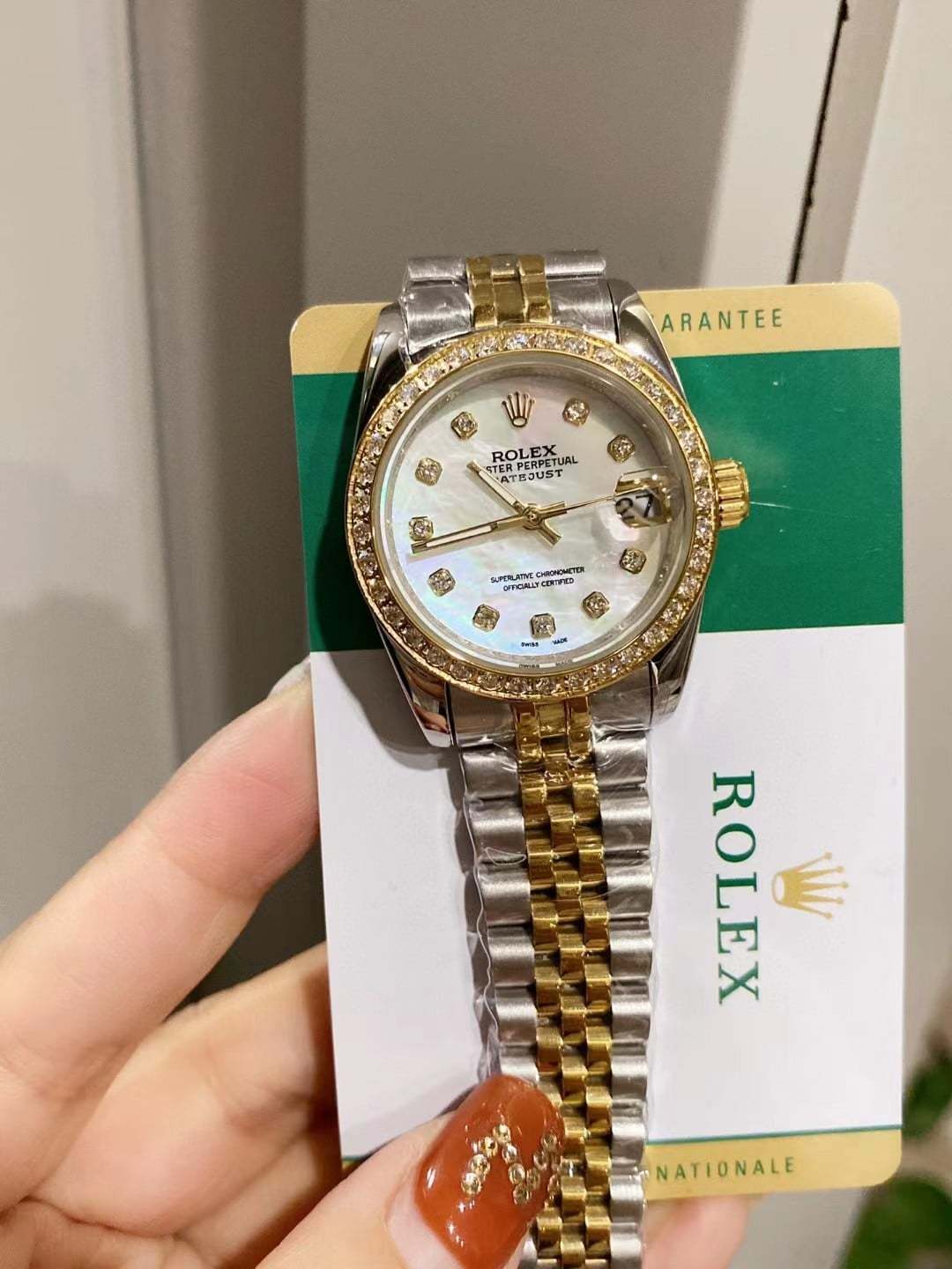 ROLEX LADY DATEJUST DEMI WHITE 31MM 278383RBR 0020