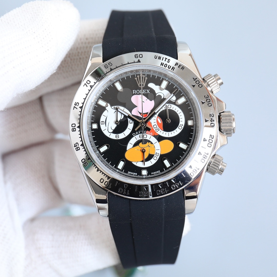 ROLEX COSMOGRAPH DAYTONA MICKEY MOUSE BLACK DIAL 40MM 116519LN 0027