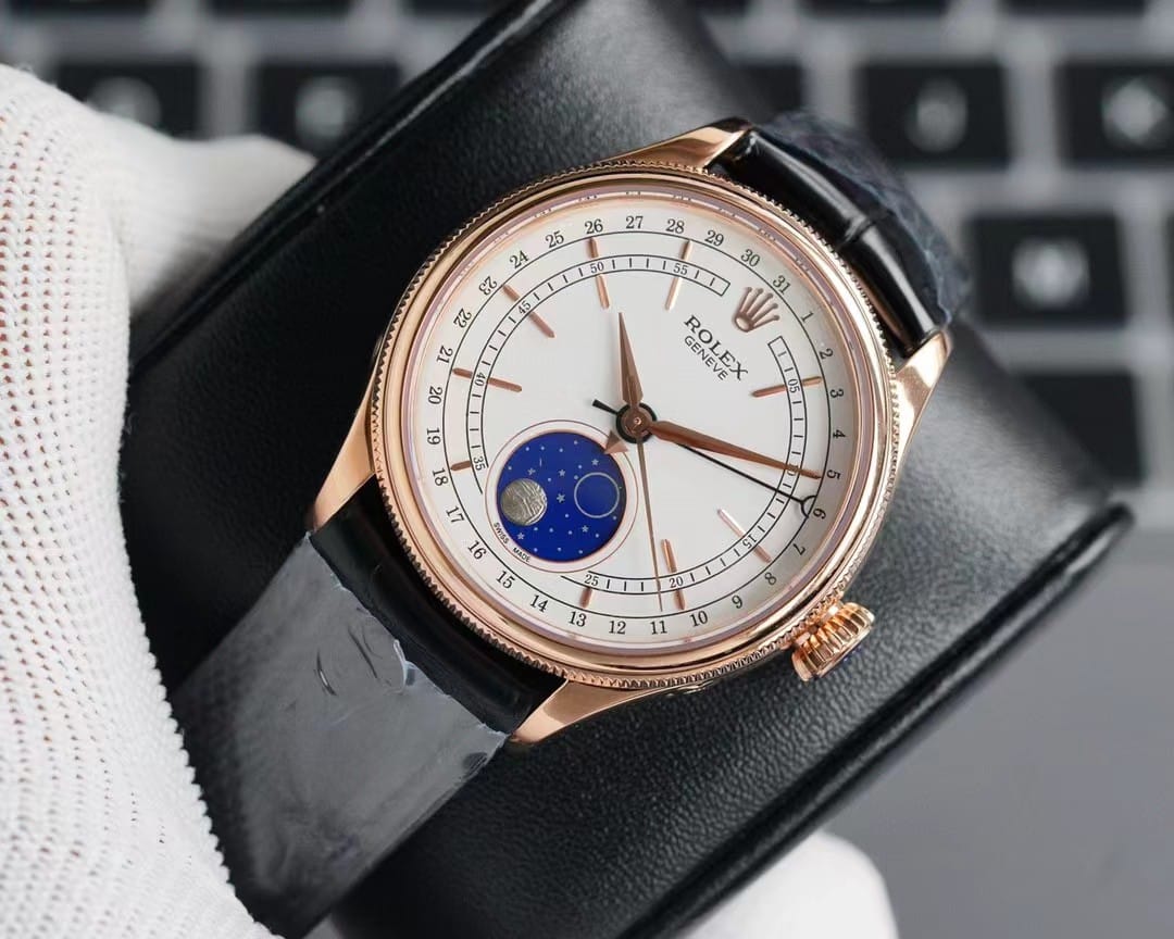ROLEX CELLINI MOONPHASE WHITE 39MM 50535