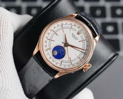 ROLEX CELLINI MOONPHASE WHITE 39MM 50535