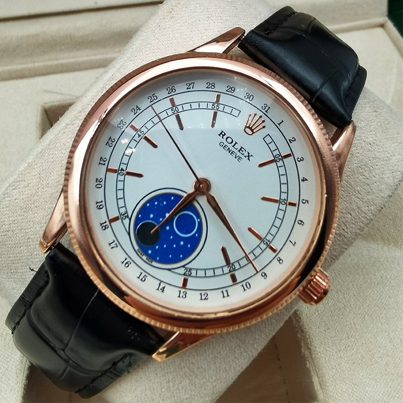 ROLEX CELLINI MOONPHASE WHITE 39MM 50535
