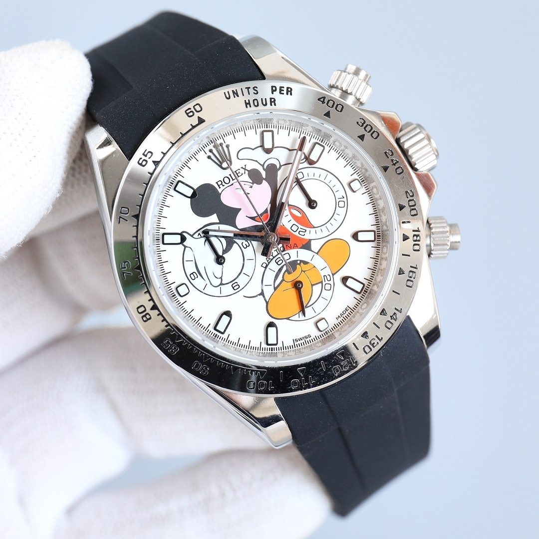 ROLEX COSMOGRAPH DAYTONA MICKEY MOUSE WHITE DIAL 40MM 116519LN 0027