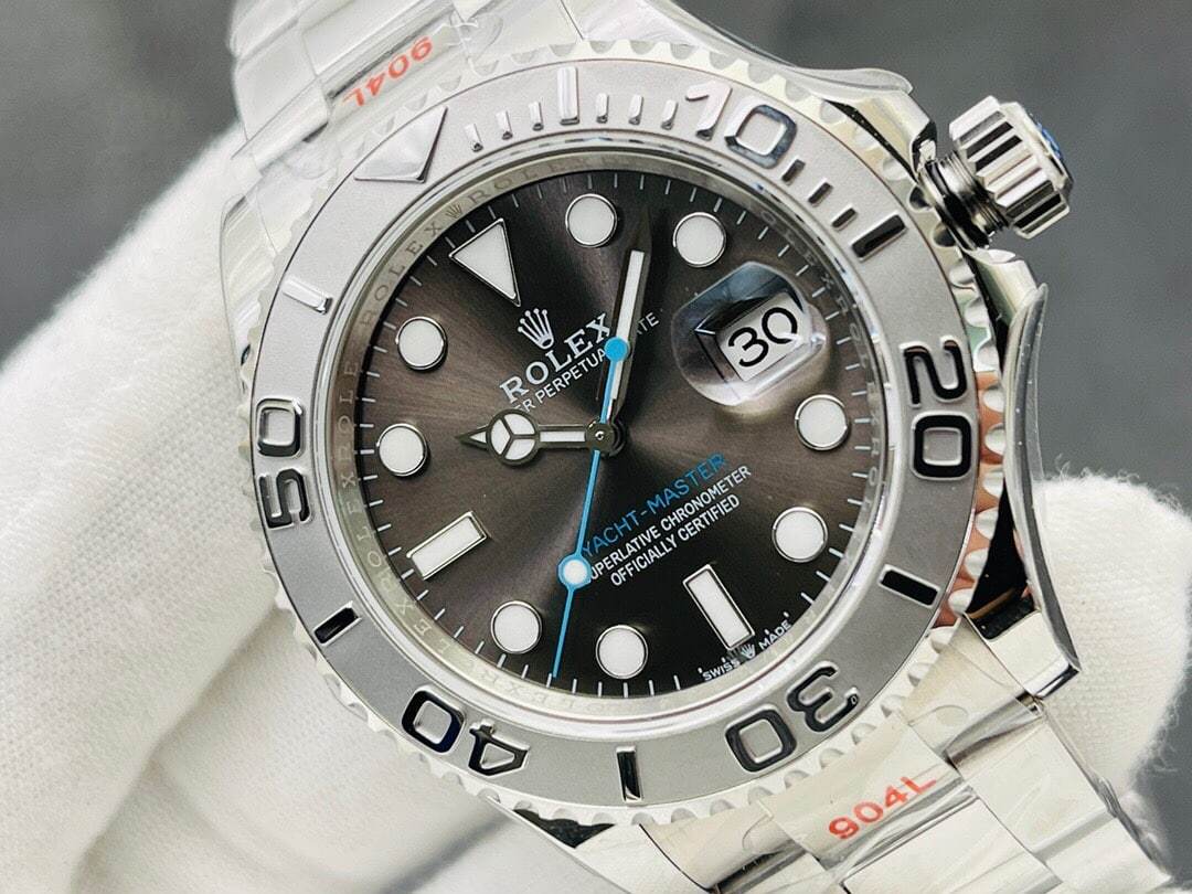 ROLEX YACHT MASTER 37MM BLACK DIAL 268622 0002