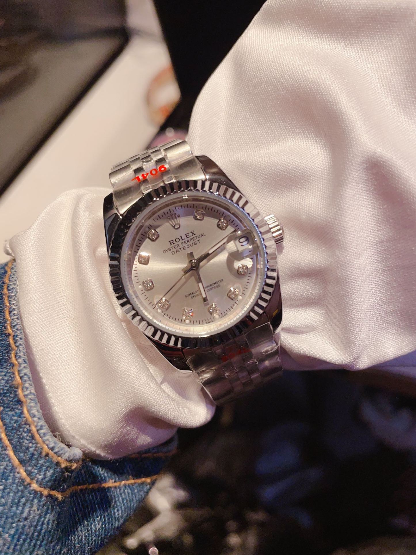 ROLEX DATEJUST 31 WHITE GOLD 40MM 278274 0006