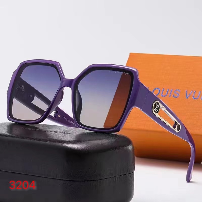 LV SQUARE PURPLE SUNGLASSES