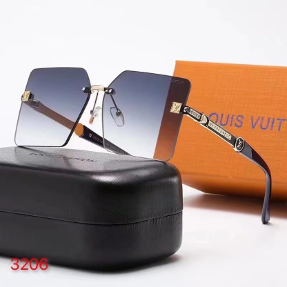 LV ONE SQUARE BLUE SUNGLASSES