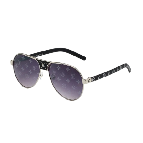 LV LOGO EMBROIDERED PURPLE MONOGRAM SUNGLASSES