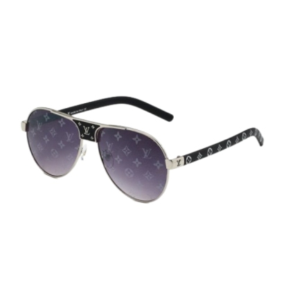LV LOGO EMBROIDERED PURPLE MONOGRAM SUNGLASSES