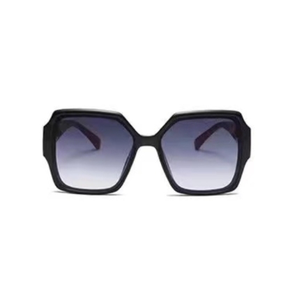 LV SQUARE BLACK AND RED SUNGLASSES