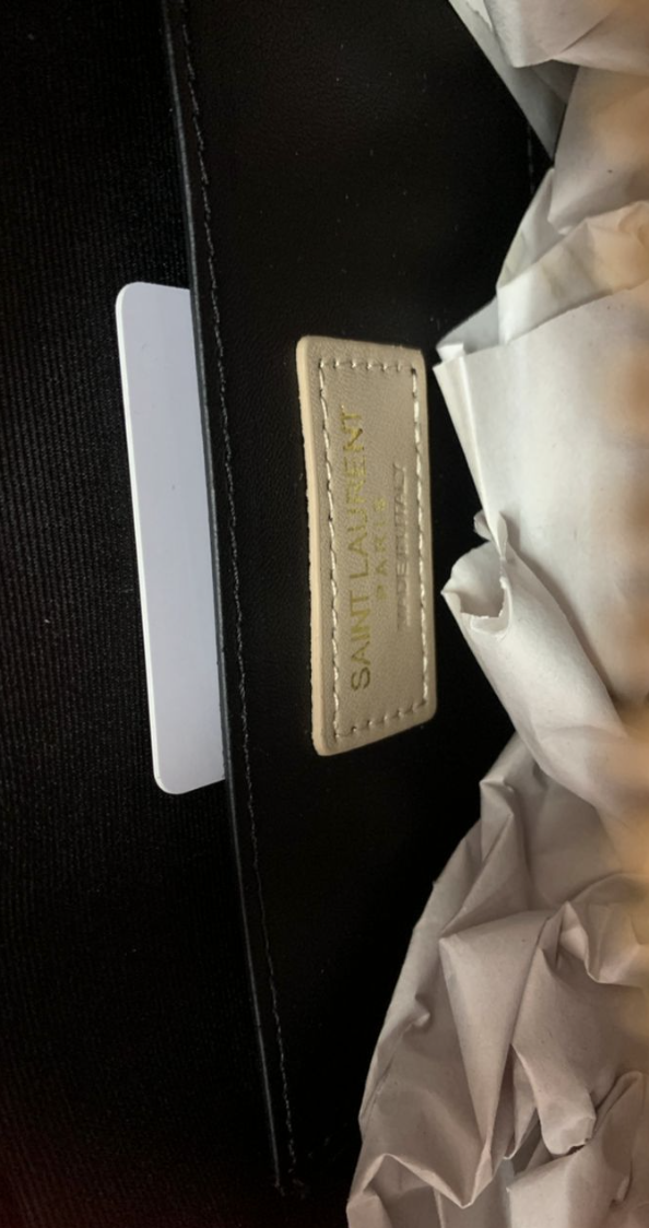 YSL LOU CAMERA BAG IN QUILTED LEATHER BEIGE GOLD 23CM 612544DV7072721