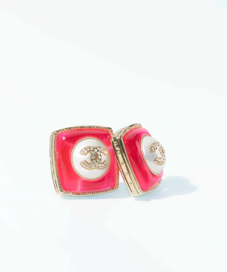 CC CC EARRINGS RED