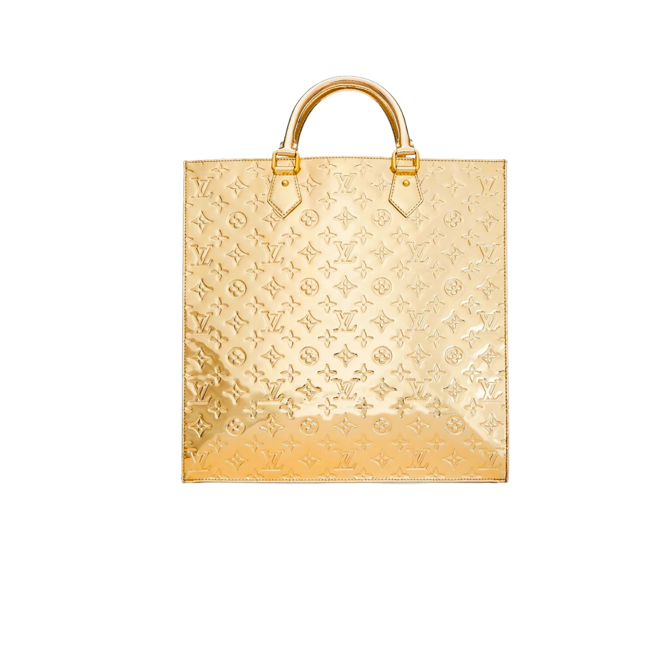 LV SAC PLAT TOTE MONOGRAM MIROIR GOLD 36CM