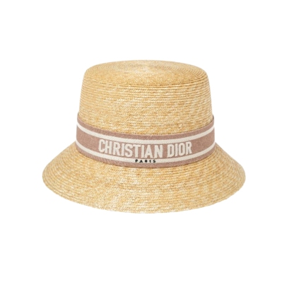 DOR LARGE BRIM HAT WITH PINK BAND