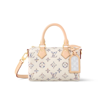 LV SPEEDY BANDOULIÈRE 20 MULTICOLOR BEIGE 20CM M24709