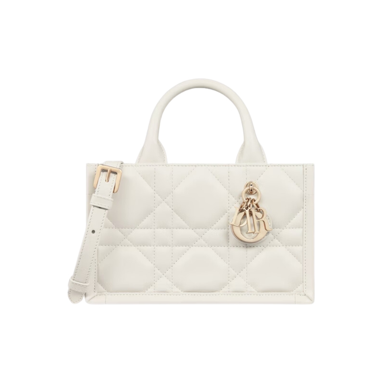 DOR MINI DOR BOOK TOTE MACROCANNAGE CALFSKIN LATTE 21CM S5573OWHP M030