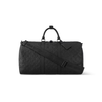LV KEEPALL BANDOULIÈRE 50 BLACK M44810