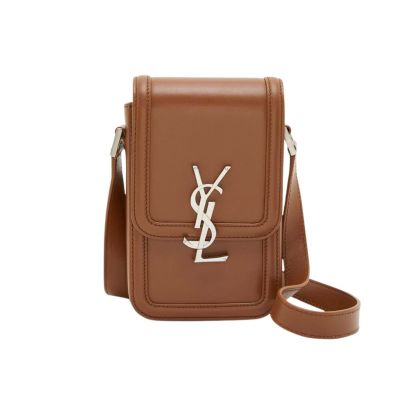 YSL SOLFERINO MINI BAG IN SMOOTH LEATHER FOX 11CM 7539630SX0E2536