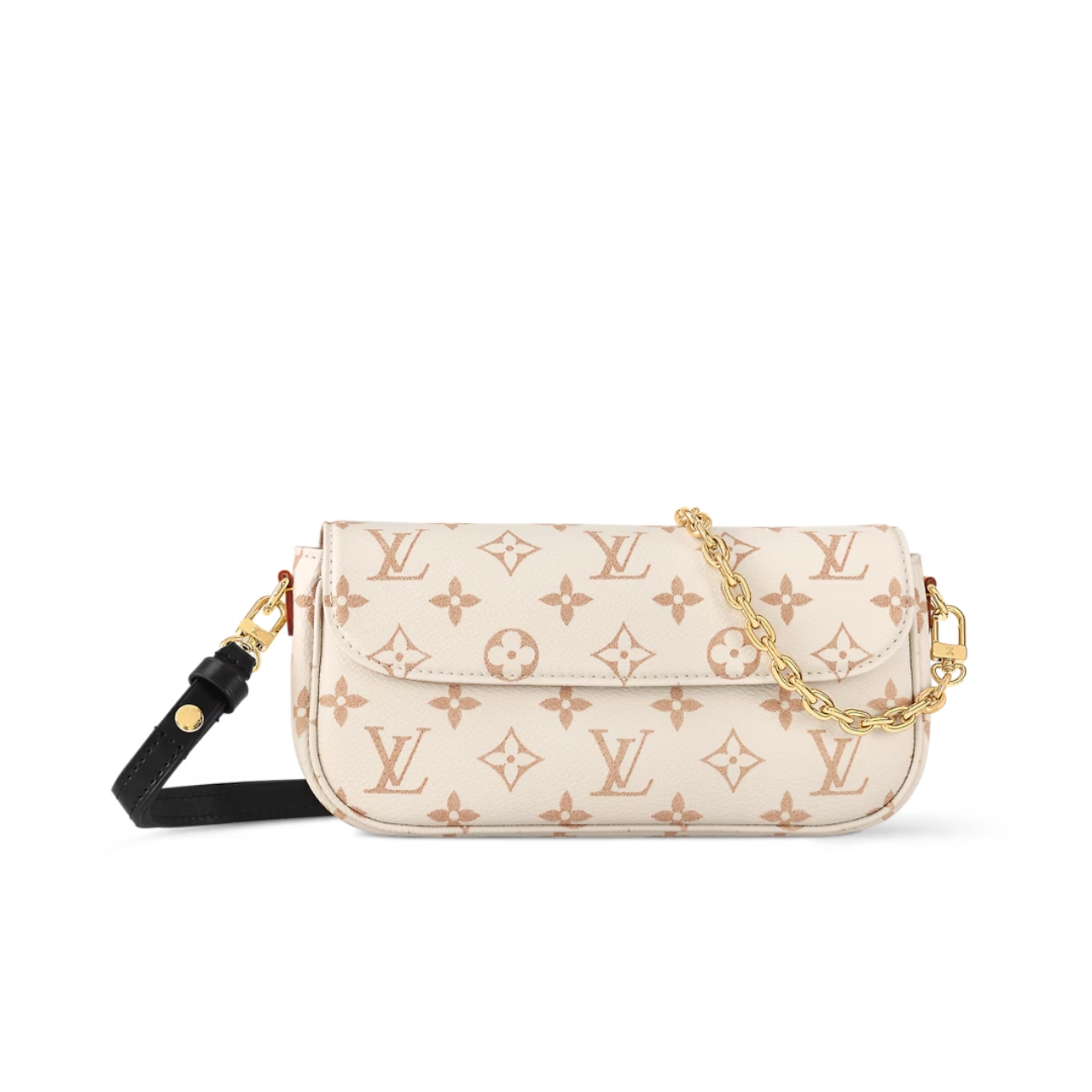 LV WALLET ON CHAIN IVY MONOGRAM CANVAS CREAM 23CM M83091