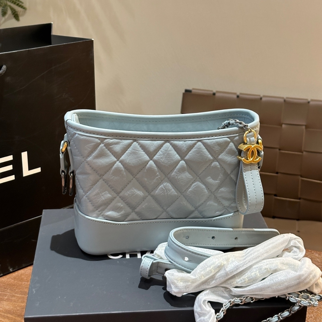 CC GABRIELLE SMALL HOBO BAG BABY BLUE 20CM