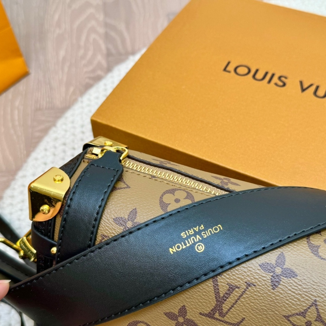 LV SIDE TRUNK MM MONOGRAM REVERSE COATED CANVAS 23CM M47202