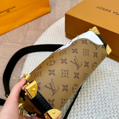 LV SIDE TRUNK MM MONOGRAM REVERSE COATED CANVAS 23CM M47202