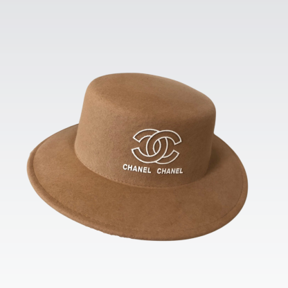 CC CC WIDE BRIM WOOL HAT BROWN