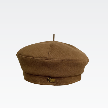 DOR COTTON DRILL BERET BROWN