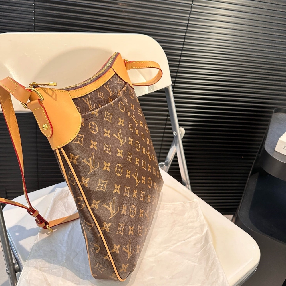LV  MONOGRAM CANVAS ODEON PM BAG BROWN 29CM