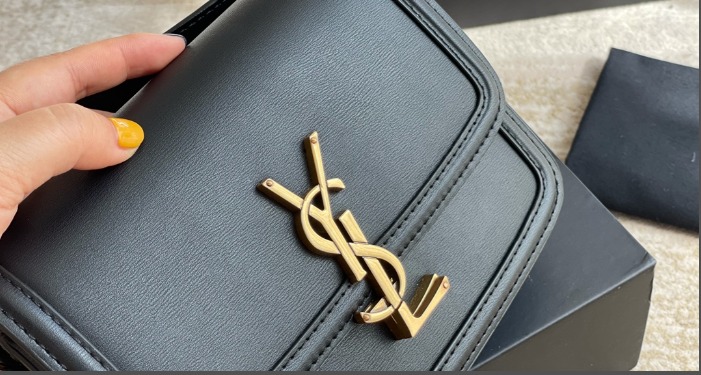 YSL SOLFERINO SMALL SATCHEL IN BOX YSL LEATHER BLACK NOIR 19CM 6343060SX0W1000