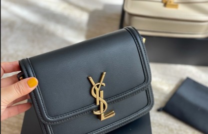 YSL SOLFERINO SMALL SATCHEL IN BOX YSL LEATHER BLACK NOIR 19CM 6343060SX0W1000