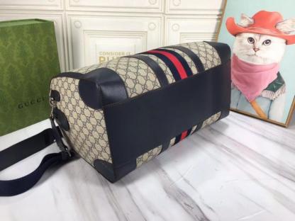 gg Savoy Medium Duffle Bag Beige 17.5in/45cm For Men 681295 9C2SN 4076