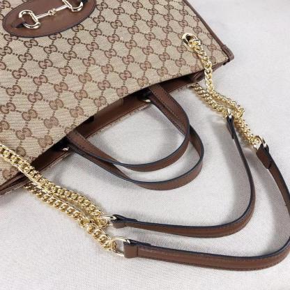 GG HORSEBIT 1955 SHOULDER MEDIUM TOTE BAG 623694