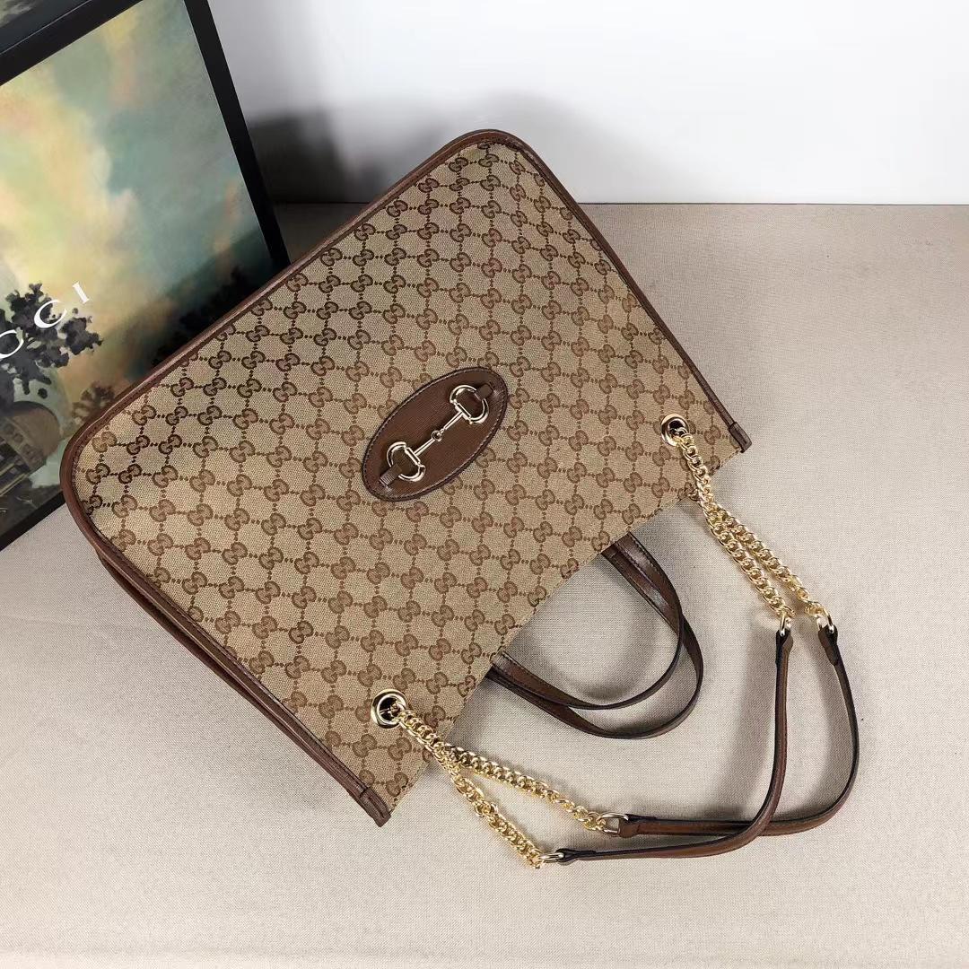 GG HORSEBIT 1955 SHOULDER MEDIUM TOTE BAG 623694